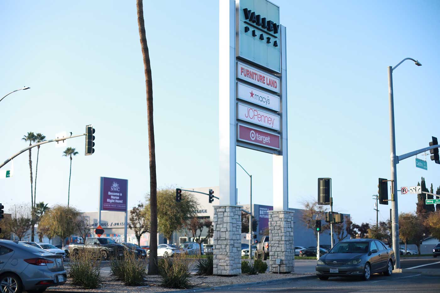 Valley Plaza on Ming Avenue in Bakersfield. A place where store owners and mall operators are responsible for your safety.